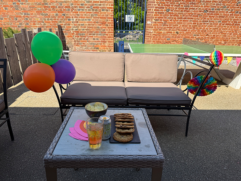 Adult's seating area