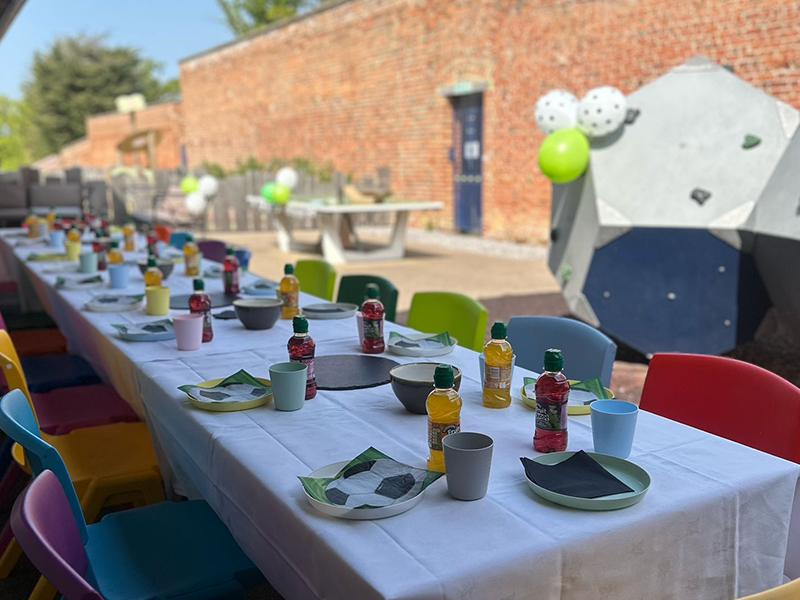 Football-themed party